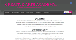 Desktop Screenshot of creativeartsacademy.com